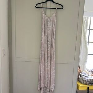 Floral Maxi Dress in Light Lavender